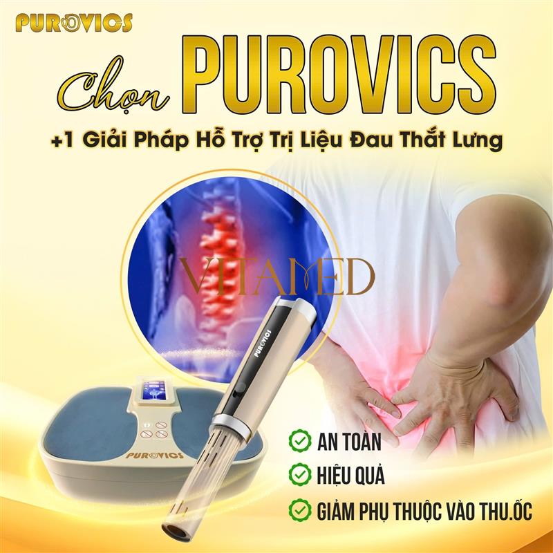 CHỌN PUROVICS - +1 GIẢI PHÁP TRỊ LIỆU ĐAU THẮT LƯNG AN TOÀN